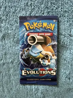 XY Evolutions Sealed Booster Pack - Mega Blastoise Art (2016) - Pokemon TCG - Image 1