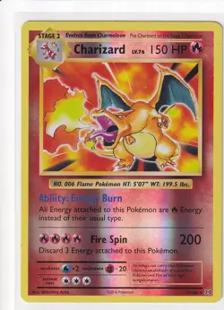 Charizard Reverse Holo (11/108) Pokemon Evolutions - [NM] - Image 1