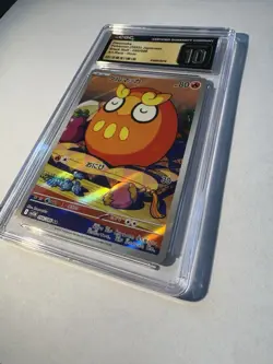 CGC PRISTINE 10 Darumaka 098/086 AR Japanese Black Bolt Pokemon Art Rare - Image 2