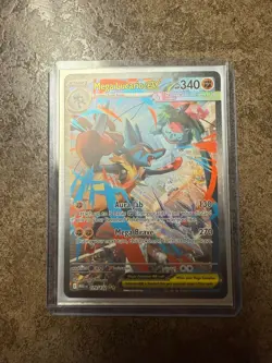 Mega Lucario Ex Alternate Art 179/132 Mega Evolution Secret Rare Pokemon Card NM - Image 1