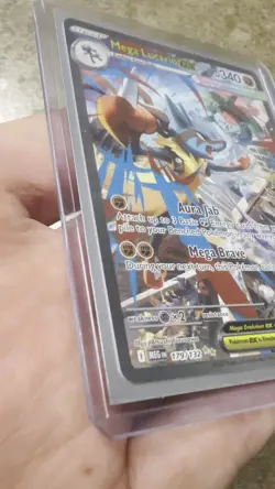 Mega Lucario Ex Alternate Art 179/132 Mega Evolution Secret Rare Pokemon Card NM - Image 2