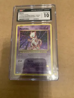 2023 Pokemon TCG CLC English Classic Holo Mewtwo #014 CGC 10 Gem Mint - Image 1