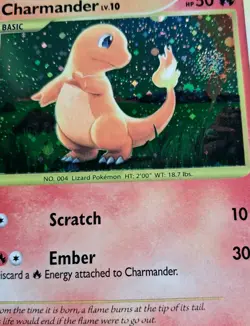 Pokemon TCG Charmander 101/100 Secret Rare Holo Stormfront English 2008 HP 50 - Image 1