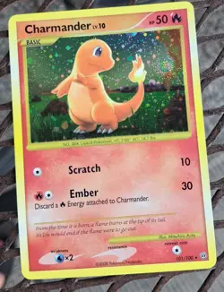 Pokemon TCG Charmander 101/100 Secret Rare Holo Stormfront English 2008 HP 50 - Image 2