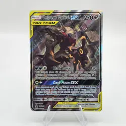 Umbreon&Darkrai GX Pokemon Tag Team Promo SM241 Full Art Holo Sun Moon MP - Image 2