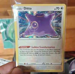 The Pokemon Company Ditto Holo Rare Holo 107/159 Crown Zenith 70 HP ENG - Image 2