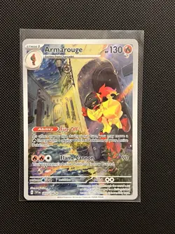 Pokemon Company Armarouge 203/198 SV03 Obsidian Flames Holo IR EN 2023 130HP - Image 3