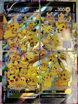 Pokemon Cards - Pikachu V-UNION RRR 025-028/028 S8a 25th Anniversary Japanese - Image 1