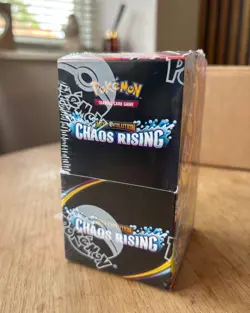 Pokemon TCG CHAOS RISING Half Booster Box (18 Packs) New and Sealed - Image 1