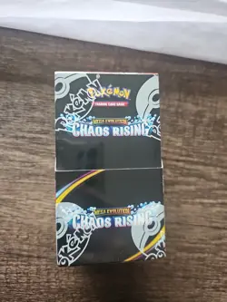 Pokemon TCG CHAOS RISING Half Booster Box (18 Packs) New and Sealed - Image 1