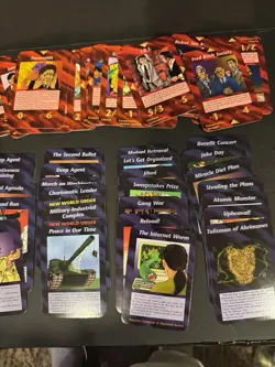 UNLIMITED 1st Ed. 1994 STARTER SET Illuminati INWO Card Game +Assassins Booster - Image 4
