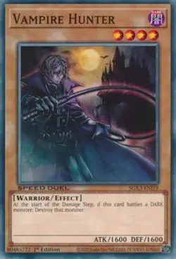 Vampire Hunter - SGX3-ENI19 - Common - 1st Edition Near Mint Yugioh Card - Image 1