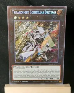 Yu-Gi-Oh! Tellarknight Constellar Delteros *SECRET RARE* BLGG-EN019 1st Ed NM - Image 1