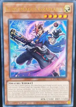 Kunstmagus Graflare DUAD-DE010 Ultra Rare DE NM YUGIOH - Image 1