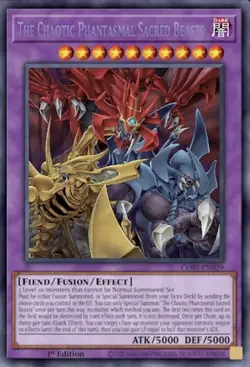 Chaotic Phantasmal Sacred Beasts Chaos Origin Presale 7/3 Secret Rare Yu-Gi-Oh! - Image 1