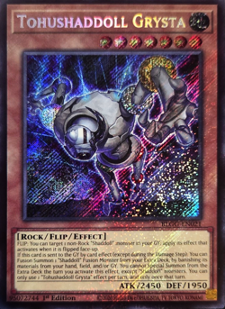 Yu-Gi-Oh! Tohushaddoll Grysta BLGG-EN021 Secret Rare Glorious Gallery NM - Image 1