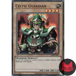 Yugioh Celtic Guardian LOB-EN007 Super Rare Reprint NM - Image 1