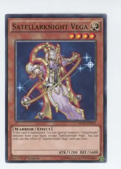 Yugioh Satellarknight Vega MP15-EN076 Common 1st Edition NM x3 Play Set - Image 1