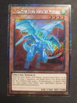 Yu-Gi-Oh! RA03-DE218 Drache von Koa'Ki Meiru Platinum SecR NM 1st - Image 1