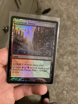 Karplusan Forest NM Foil English 10th Edition Magic Card - Image 1