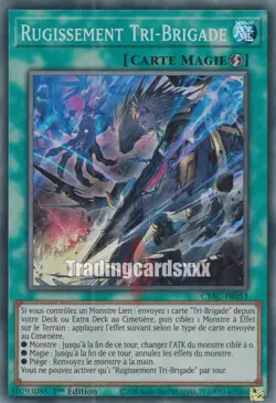 Yu-Gi-Oh! Rugissement Tri-Brigade : SR CYAC-FR053 - Image 1