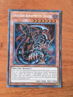 Yu-Gi-Oh! LCKC-DE068 Finsterer bewaffneter Drache Secret Rare NM 1st - Image 1