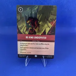 Disney Lorcana TCG - Fabled: Be King Undisputed (216/204) - Epic Foil - NM - Image 1
