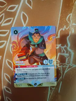 Disney Lorcana Mulan Charging Ahead DLC Non-Foil Promo - Image 1