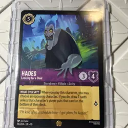 Disney Lorcana TCG Hades Looking for a Deal 56/204 Legendary Regular - NM - Image 2