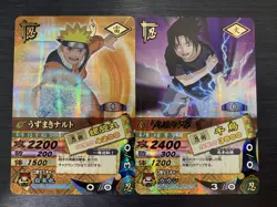 Naruto DN-004T & Sasuke DN-008T UR Set Naruto Card Game Ultimate - Image 1