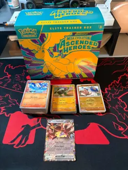 Pokemon TCG *Empty* Ascended Heroes ETB & Game Guide - Plus Cards - No Dupes - Image 1