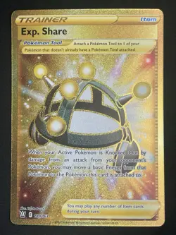 Pokemon Card Exp. Share 180/163 Battle Styles Gold Secret Rare Near Mint - Image 1