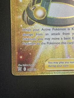 Pokemon Card Exp. Share 180/163 Battle Styles Gold Secret Rare Near Mint - Image 4