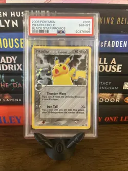 Delta Species Pikachu 035 Black Star Promo Holo Rare Vintage Pokemon Card PSA 8 - Image 1