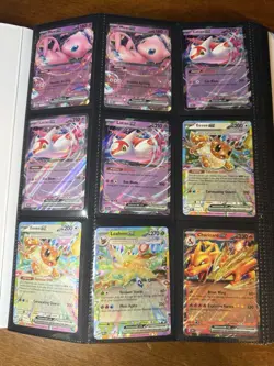 396 EX POKEMON DOUBLE RARE CARD LOT + NEW BLACK BOLT BINDER $330 Value - Image 1