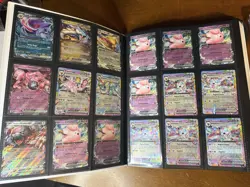 396 EX POKEMON DOUBLE RARE CARD LOT + NEW BLACK BOLT BINDER $330 Value - Image 2
