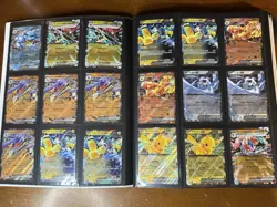 396 EX POKEMON DOUBLE RARE CARD LOT + NEW BLACK BOLT BINDER $330 Value - Image 4