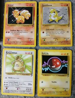 Pokemon TCG Base Set 2 Booster Pack Wrapper + 11 Original Cards WOTC 2000 Opened - Image 3