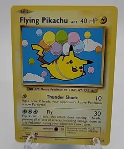 Flying Pikachu 110/108 Secret Rare XY: Evolutions Pokemon Card NM-Mint Non Holo - Image 1