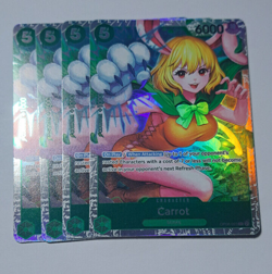 One Piece Card Game Carrot OP08-023 SR English Playset X4! - Image 1