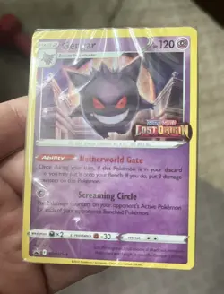 SEALED Gengar SWSH241 Pokemon Card Lost Origin Stamped Black Star Promo BNB - Image 1