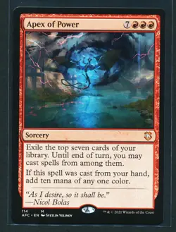 Apex of Power MTG Magic 2021 Forgotten Realms Commander NM/M - Image 1