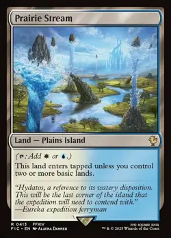 Prairie Stream Light Play, English Magic the Gathering MTG Commander: Final Fant - Image 1