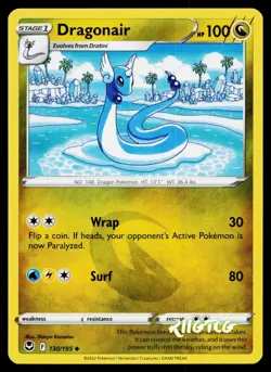 Dragonair 130/195 Silver Tempest Pokemon NM - Image 1