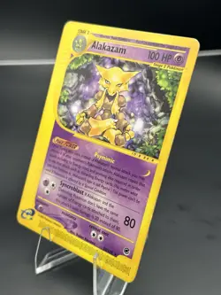 Wizards of the Coast Pokemon TCG Alakazam Expedition 33/165 Holo Rare 2002 EN - Image 3