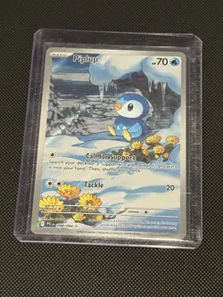 Pokemon TCG Piplup Illustration Rare 098/094 Near Mint Phantasmal Flames - Image 1