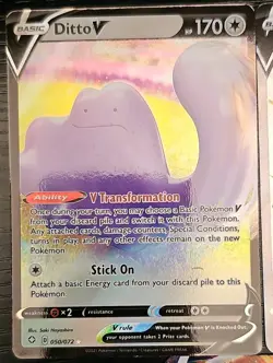 Pokemon Shining Fates Ditto V & VMAX Lot 5 050, SV118, 051, SV119 - Image 2