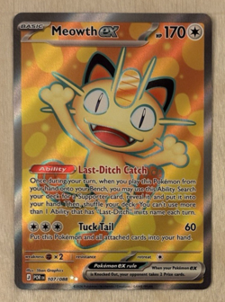 Meowth Ex Holo Perfect Order Ultra Rare 107/088 Pokemon TCG - Image 2