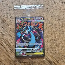 Factory sealed Pokemon Mega Charizard X EX 023 Me: Mega Evolution Promo Holo - Image 1
