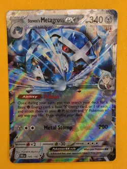 Steven's Metagross EX #145/182 2025 Destined Rivals Holo - Image 1
